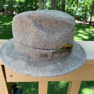 Vintage London Fog hat size 7 1/4 tweed